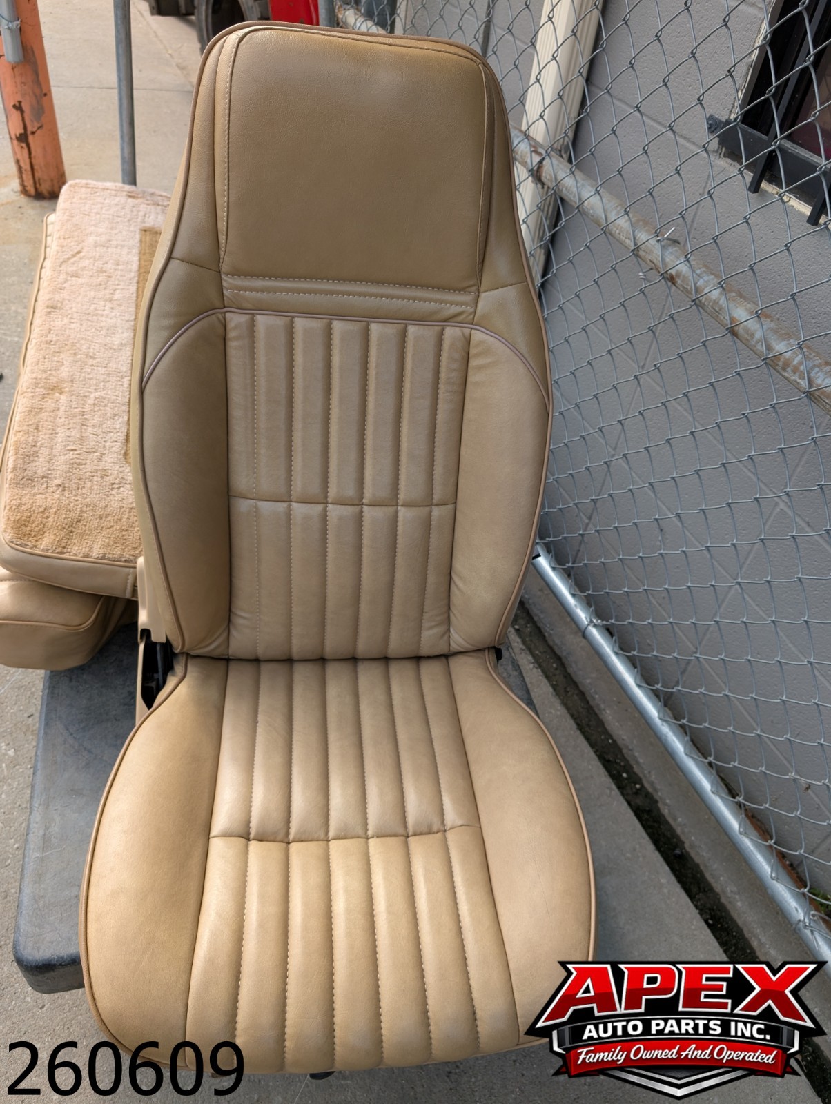 *NO SHIPPING* OEM 1985 Chevrolet Blazer 2.8L FRONT TAN SEAT LEATHER