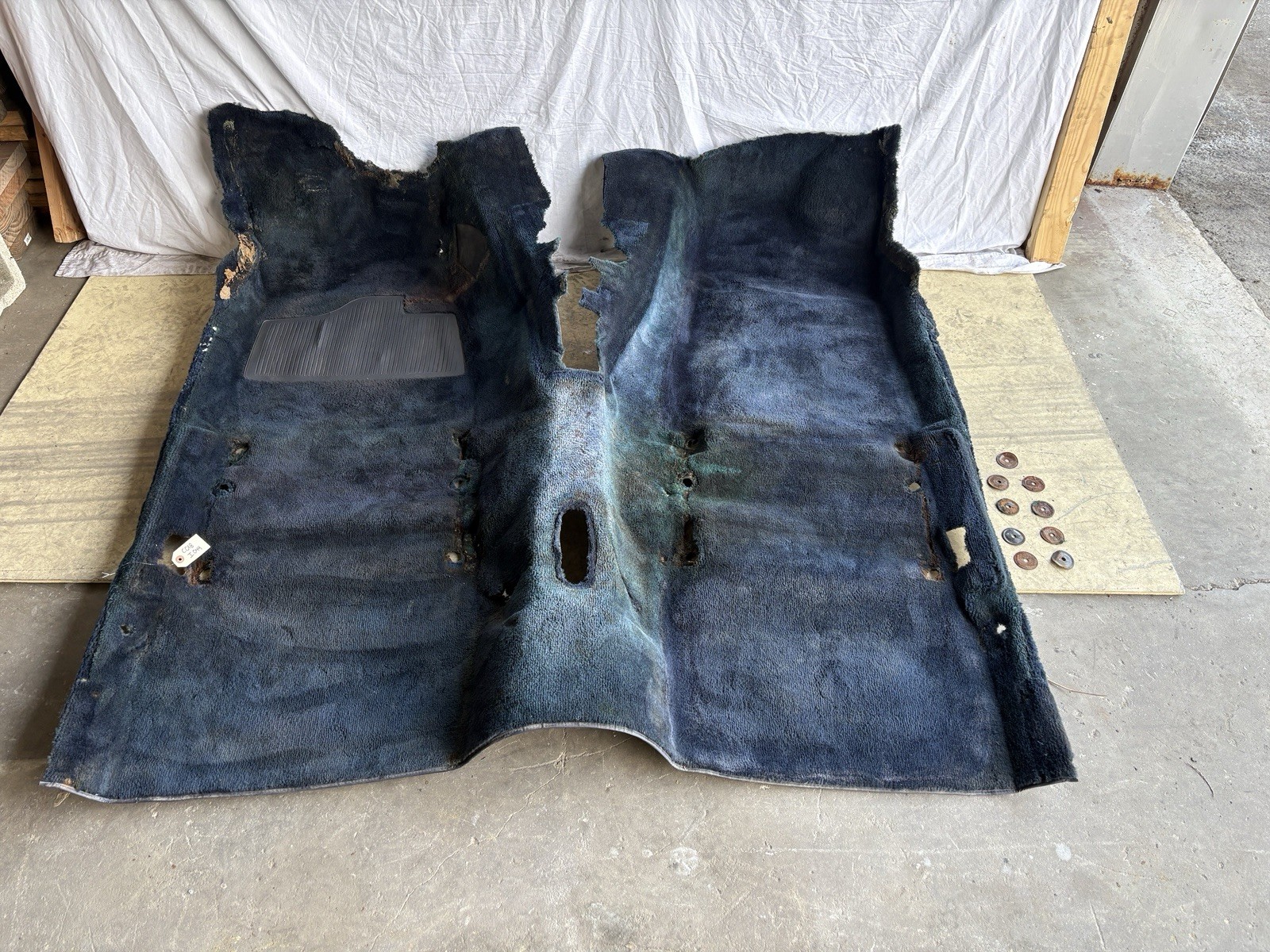 1976-1989 Bmw 635 Csi 633 E24 Dark Blue Carpet Floot Mat
