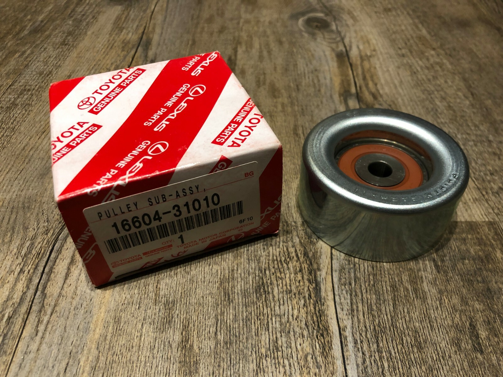 Genuine Toyota Lexus Serpentine Idler Pulley No 2 16604-31010 16604-0P010 OEM