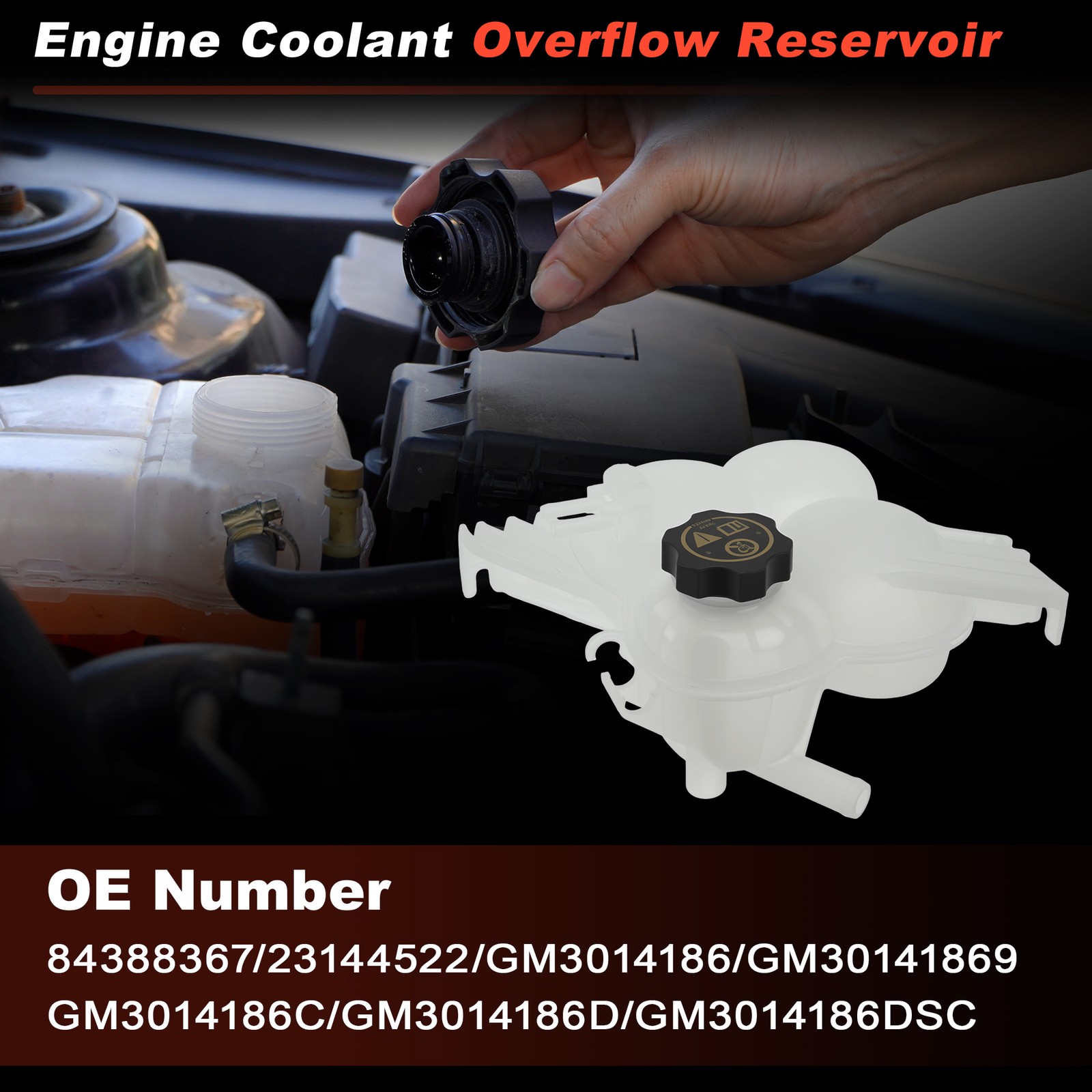 Coolant Expansion Reservoir Tank for Chevy Colorado for GMC Canyon 2015-2022 Coolant Expansion Reservoir Tank for Chevy Colorado for GMC Canyon 2015-2022