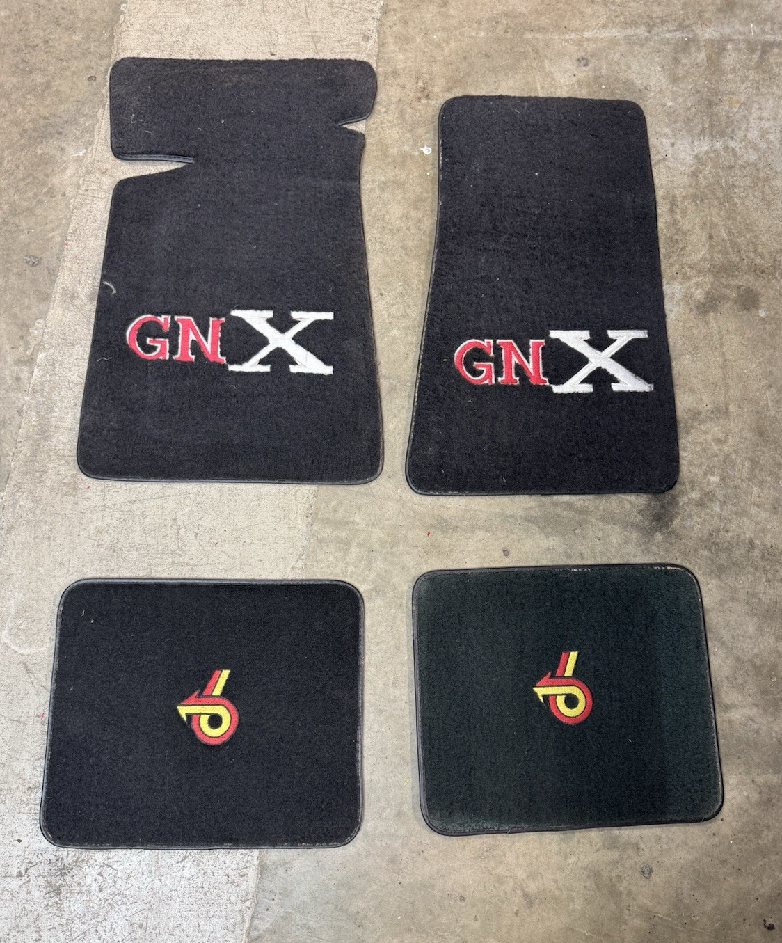 BUICK REGAL (G BODY) GRAND NATIONAL GNX FLOOR MAT SET 4PC NOT OEM BUT CUSTOM FIT