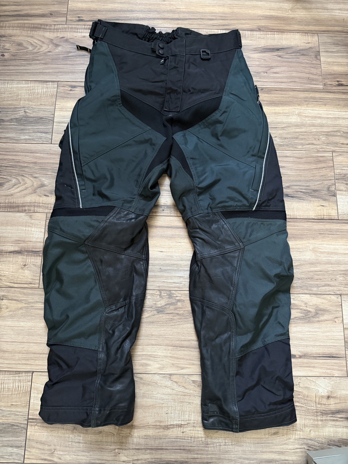 KLIM Mojave Motorcycle Pants Size 34 Cordura Leather Mesh ADV Off Road