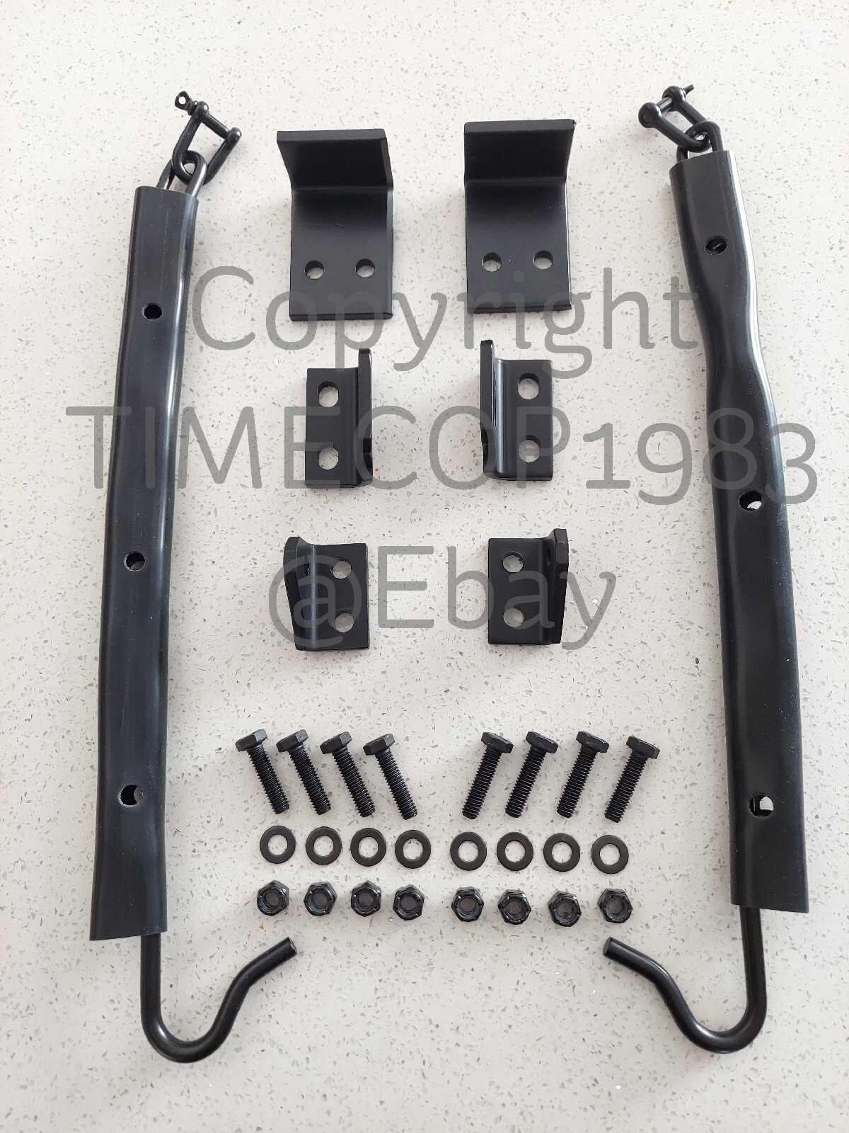 New HUMVEE TAILGATE CHAIN PAIR 2 PC SET Left + Right HMMWV Hummer H1 M998 M1123