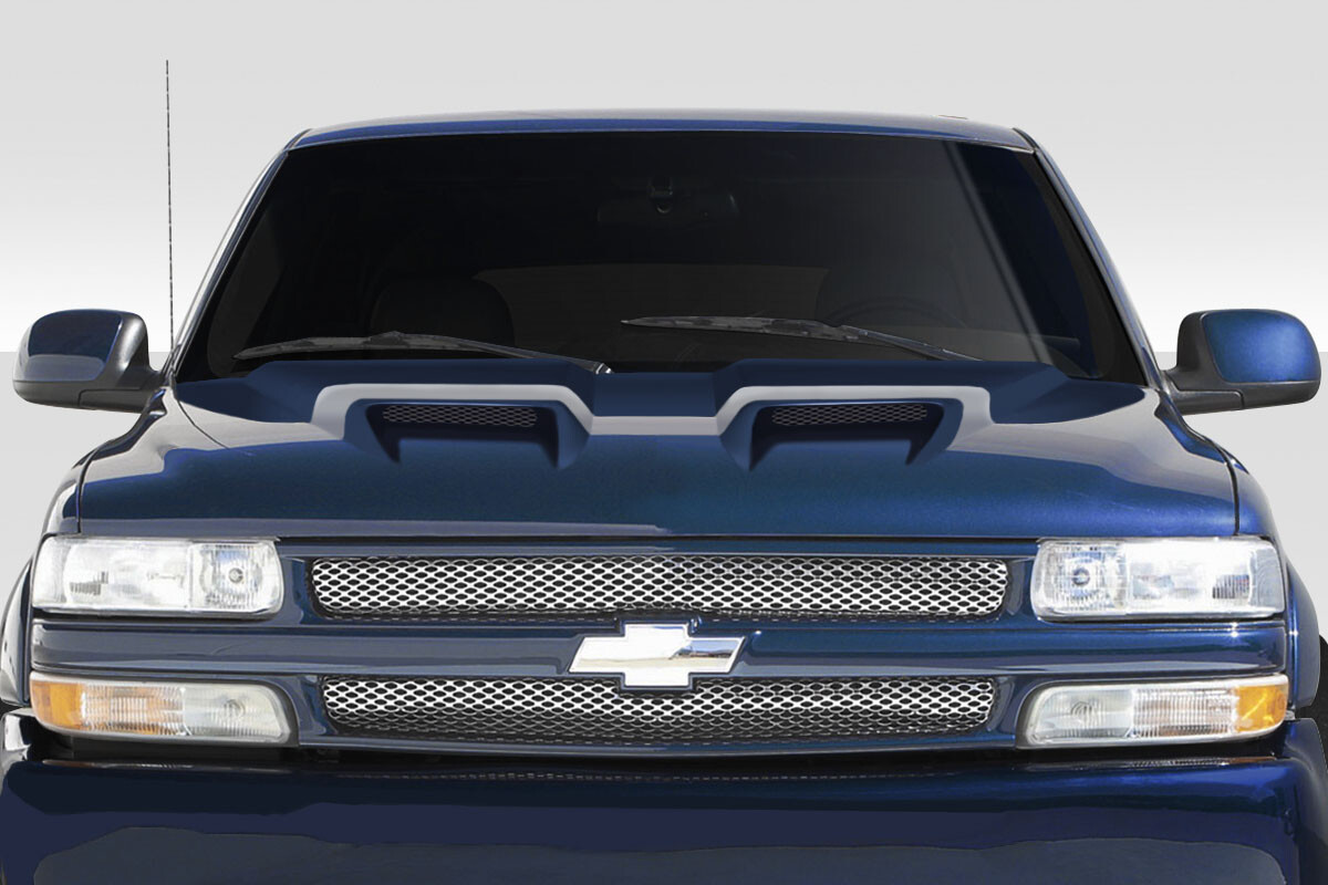 99-02 Chevrolet Silverado Dual Ram Air Duraflex Body Kit- Hood 115184