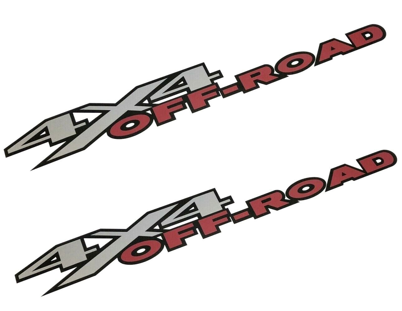 (2)  4x4 Offroad Decals Stickers - For Dodge Ram Chevy Silverado F-150 4x4 Truck