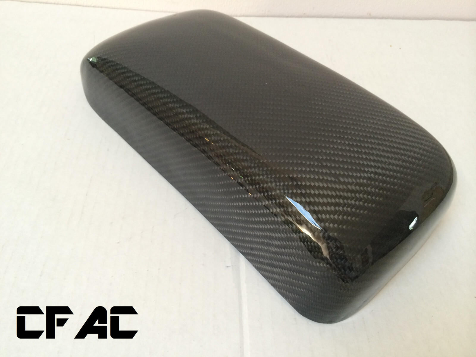 CFAC Carbon Fiber Hybrid Armrest Lid Cover FOR 92 - 00 Lexus SC300 SC400