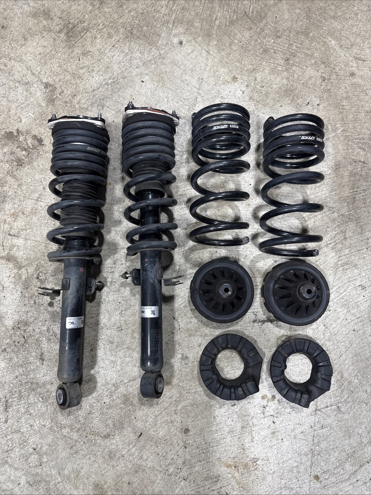 09-19 Nissan 370Z SWIFT - Front Strut Shock Absorber Left/Right With Rear Spring