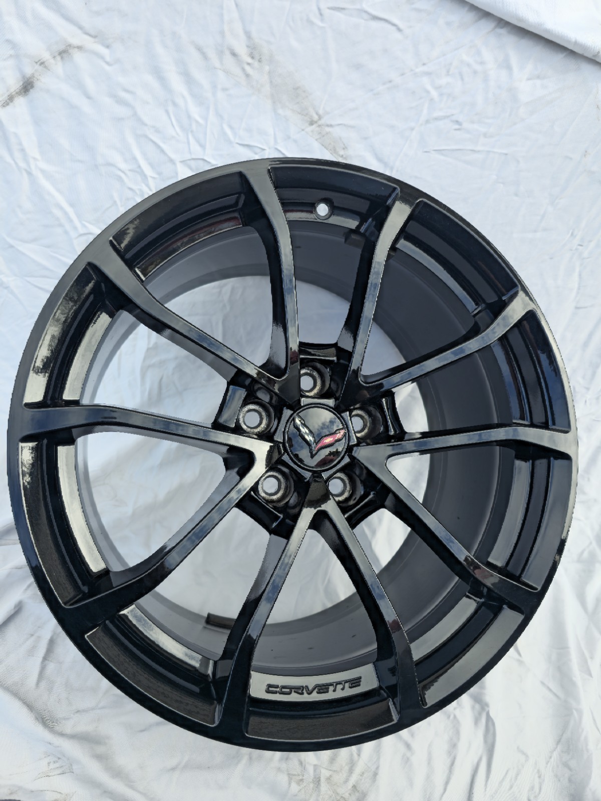 2014-19 CHEVROLET OEM CORVETTE C7 GRAND SPORT FRONT WHEEL RIM 19X10\ 2014-19 CHEVROLET OEM CORVETTE C7 GRAND SPORT FRONT WHEEL RIM 19X10\