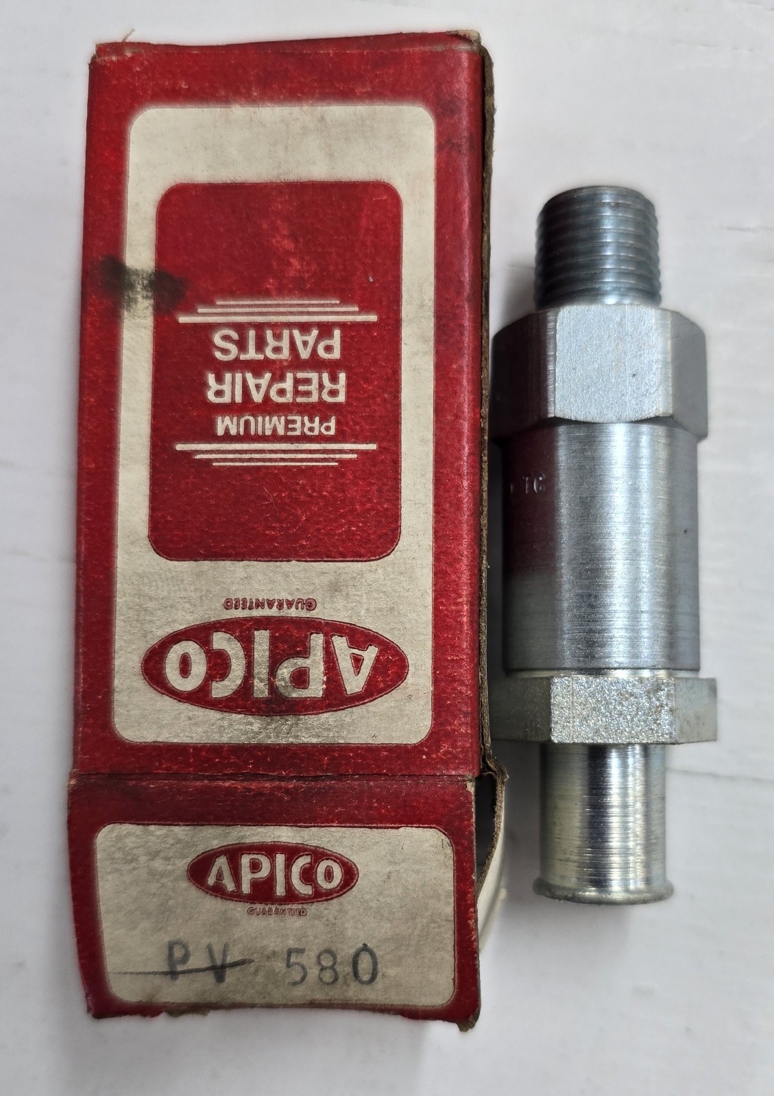 NOS Vintage APICO PV-580 Threaded PCV Valve Fits 1961-1964 Ford Mercury Y-Block NOS Vintage APICO PV-580 Threaded PCV Valve Fits 1961-1964 Ford Mercury Y-Block