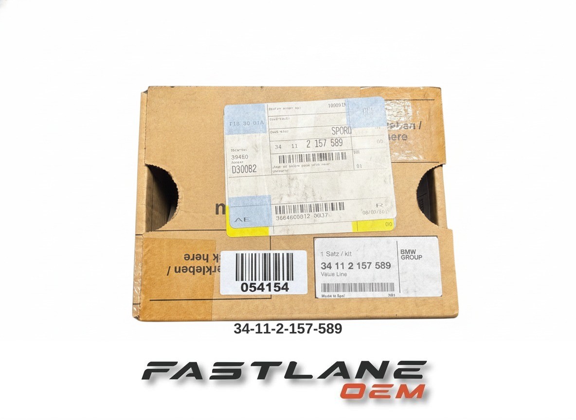 1997-2003 BMW 530i 540i Brake Pad Set 34-11-2-157-589 OEM