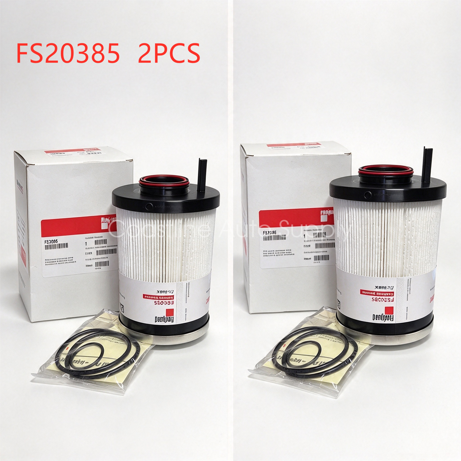 FS20385, FS20083 Fleetguard Genuine 2P Fuel Water Separator For Detroit DD13-16