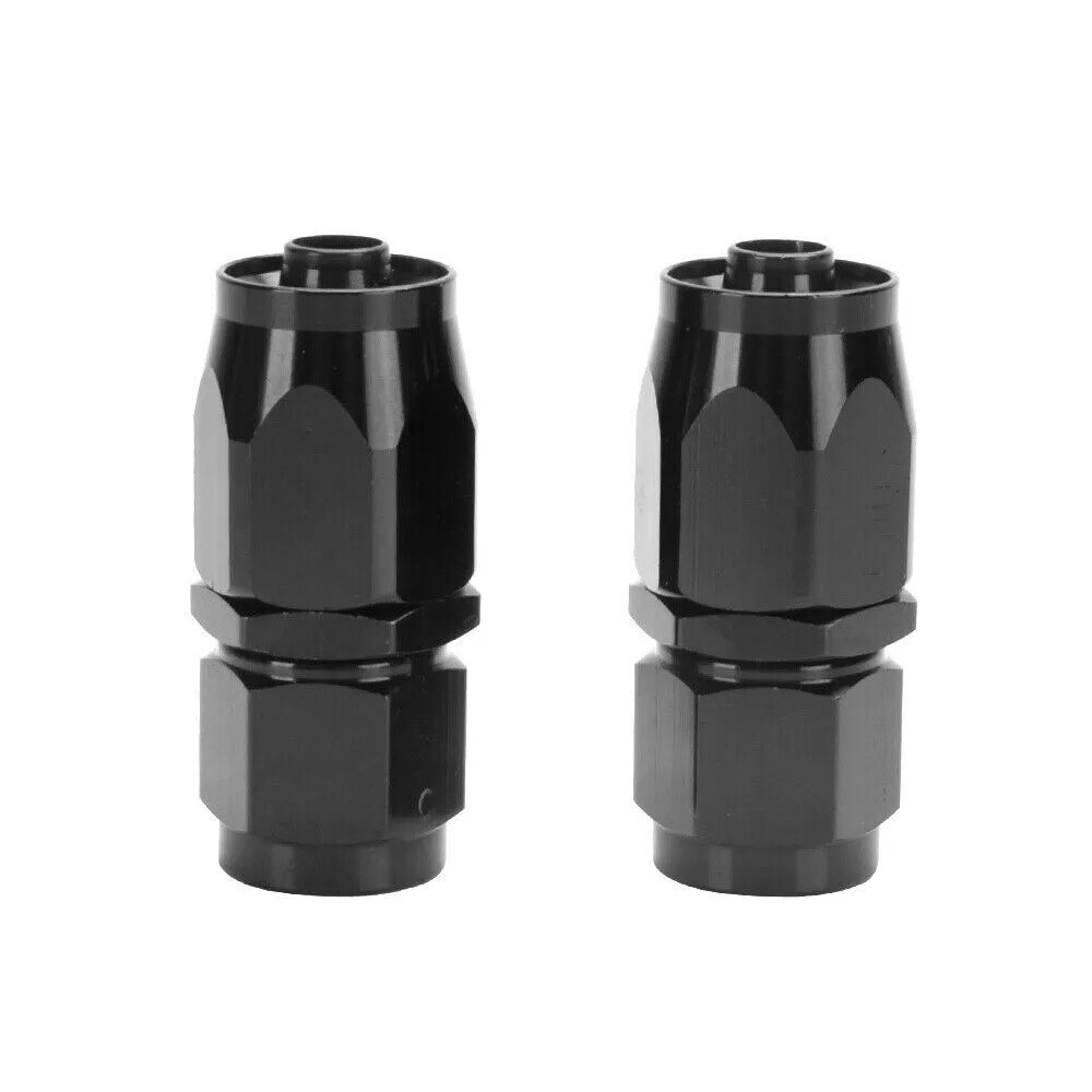 2Pcs AN6/AN8/AN10/AN12 Swivel Hose End Fitting Adapter Oil/Fuel/Gas Hose Line