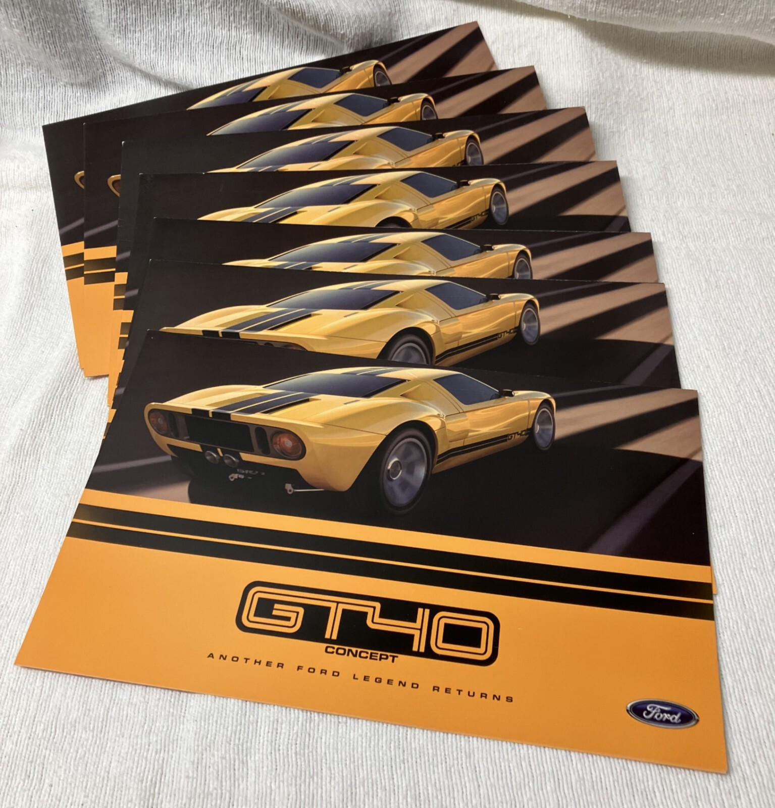 2002 FORD GT CONCEPT SALES BROCHURE (OEM / BRAND NEW / PRE-PRODUCTION ERROR)