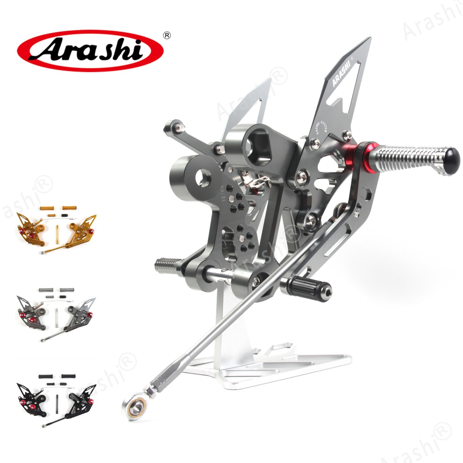 Arashi Adjustable Footrest Foot Pegs For Yamaha MT-09 FZ-09 FJ-09 2014-2020 MT09