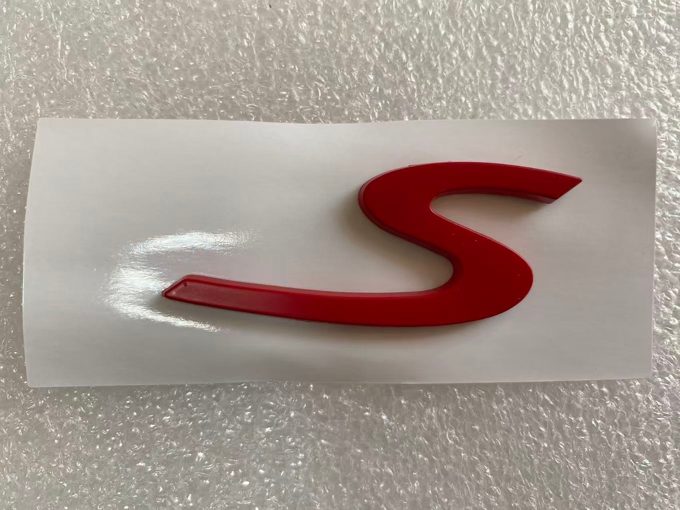 Porsche 997 Carrera Emblem 'S' Letter Trunk Rear Boot Decal Badge Sticker 9975