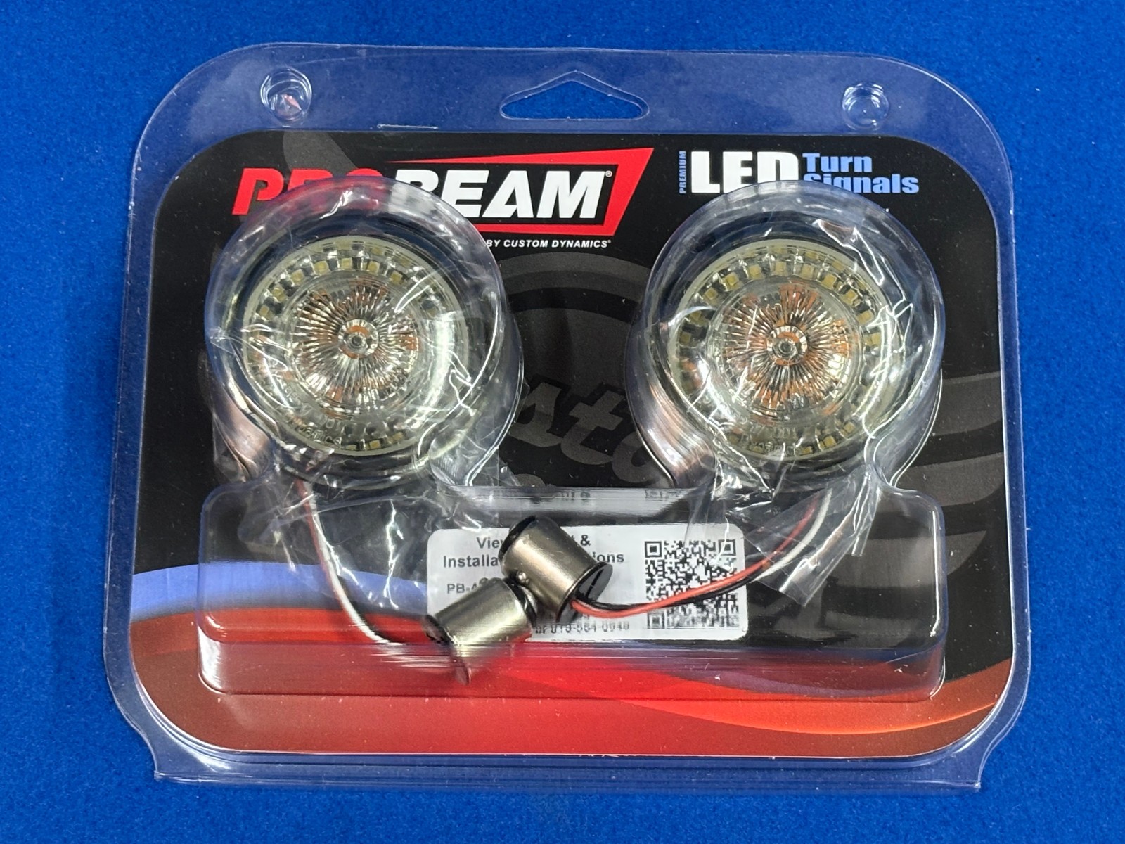 custom dynamics probeam Amber W/ Halo Front turn signals 1157 HARLEY DAVIDSON