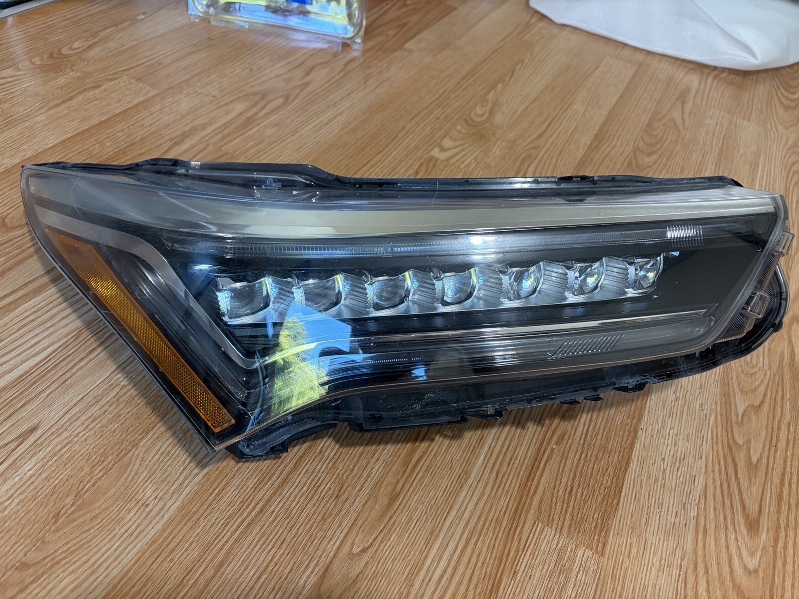 2019-2021 ACURA RDX RIGHT RH PASSENGER SIDE HEADLIGHT OEM CHROME W/O ADAPTIVE