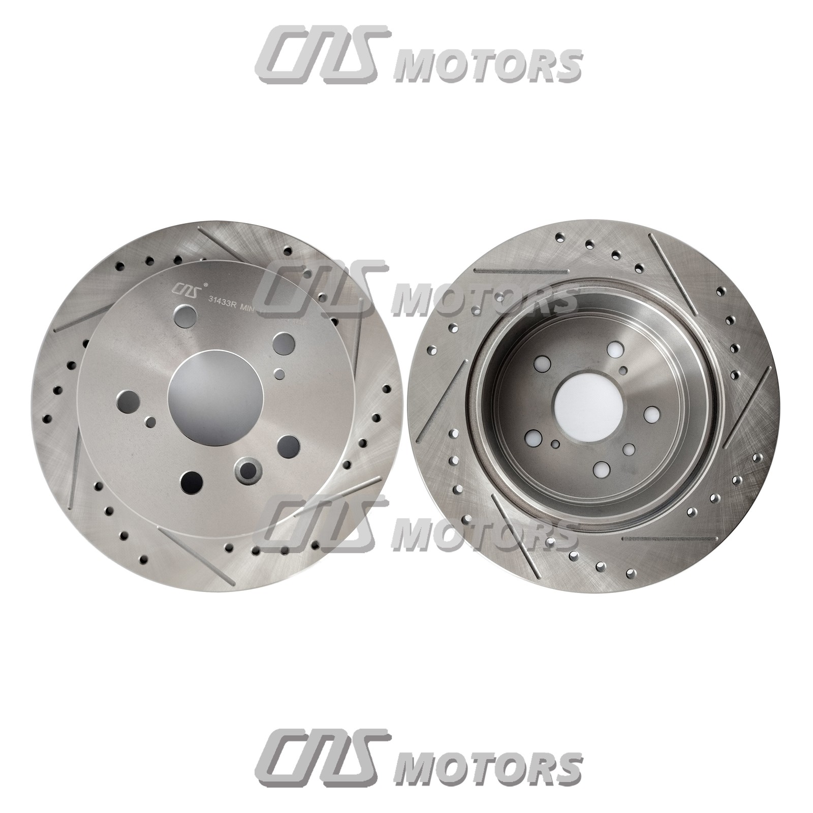 Discos de freno traseros perforados para Toyota Avalon Camry Corolla iM RAV4 Discos de freno traseros perforados para Toyota Avalon Camry Corolla iM RAV4