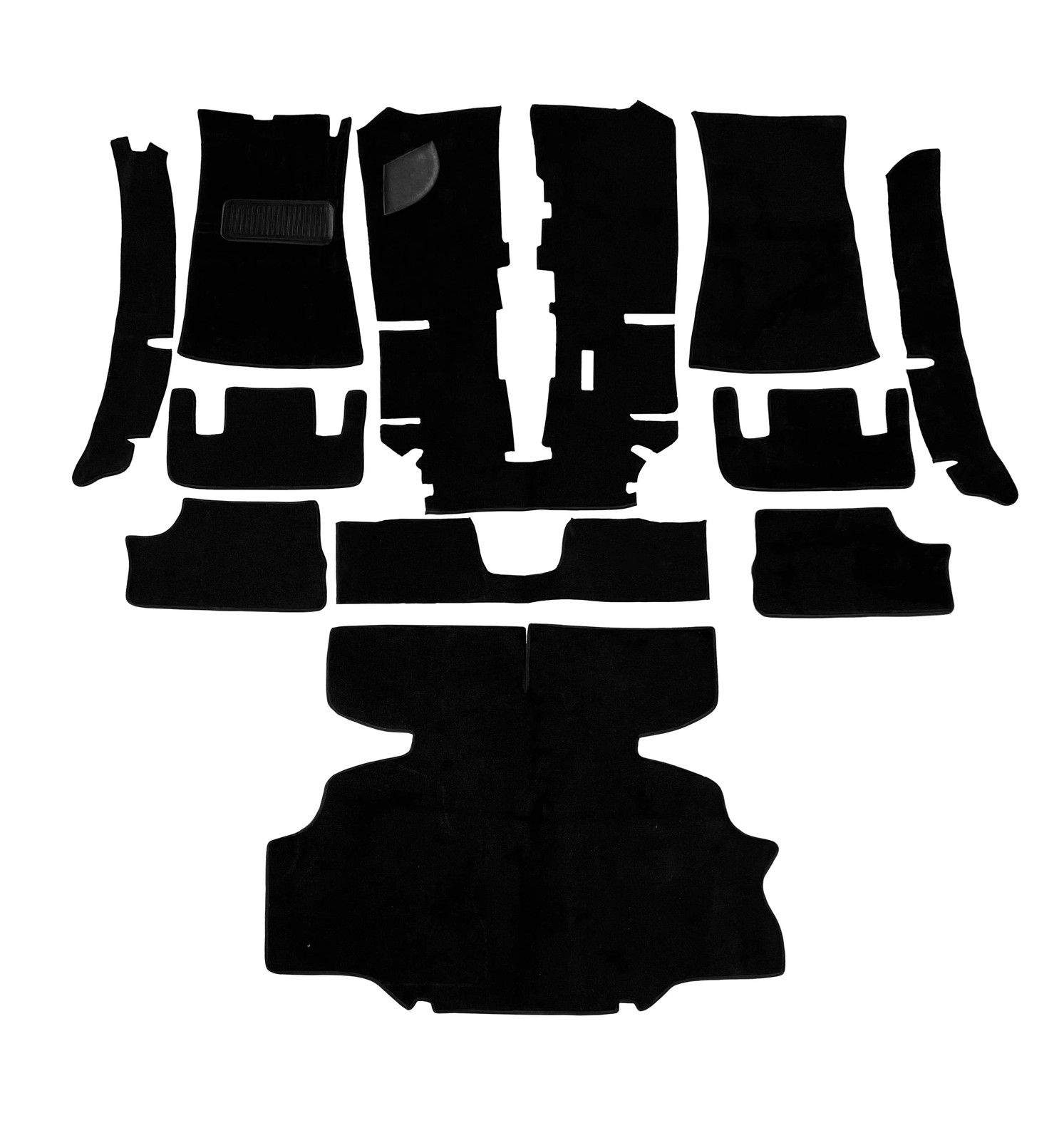 Datsun 240Z Carpet Kit 1970-1973 Complete Black Charcoal Red Maroon Navy