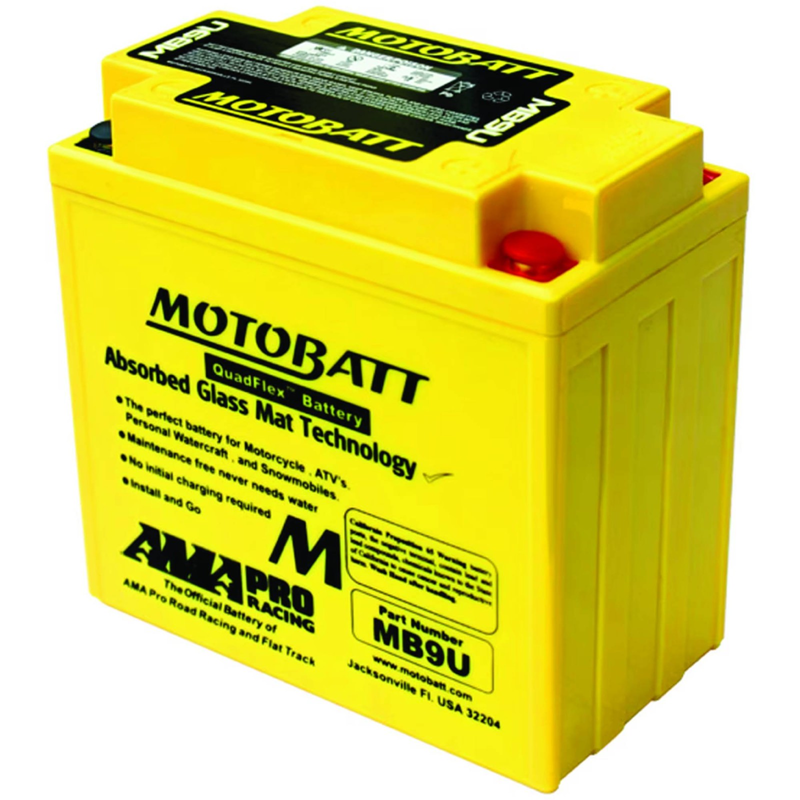 New Motobatt Battery For Honda CA77 Dream Touring (late) 305cc 63-69 12N9-3A