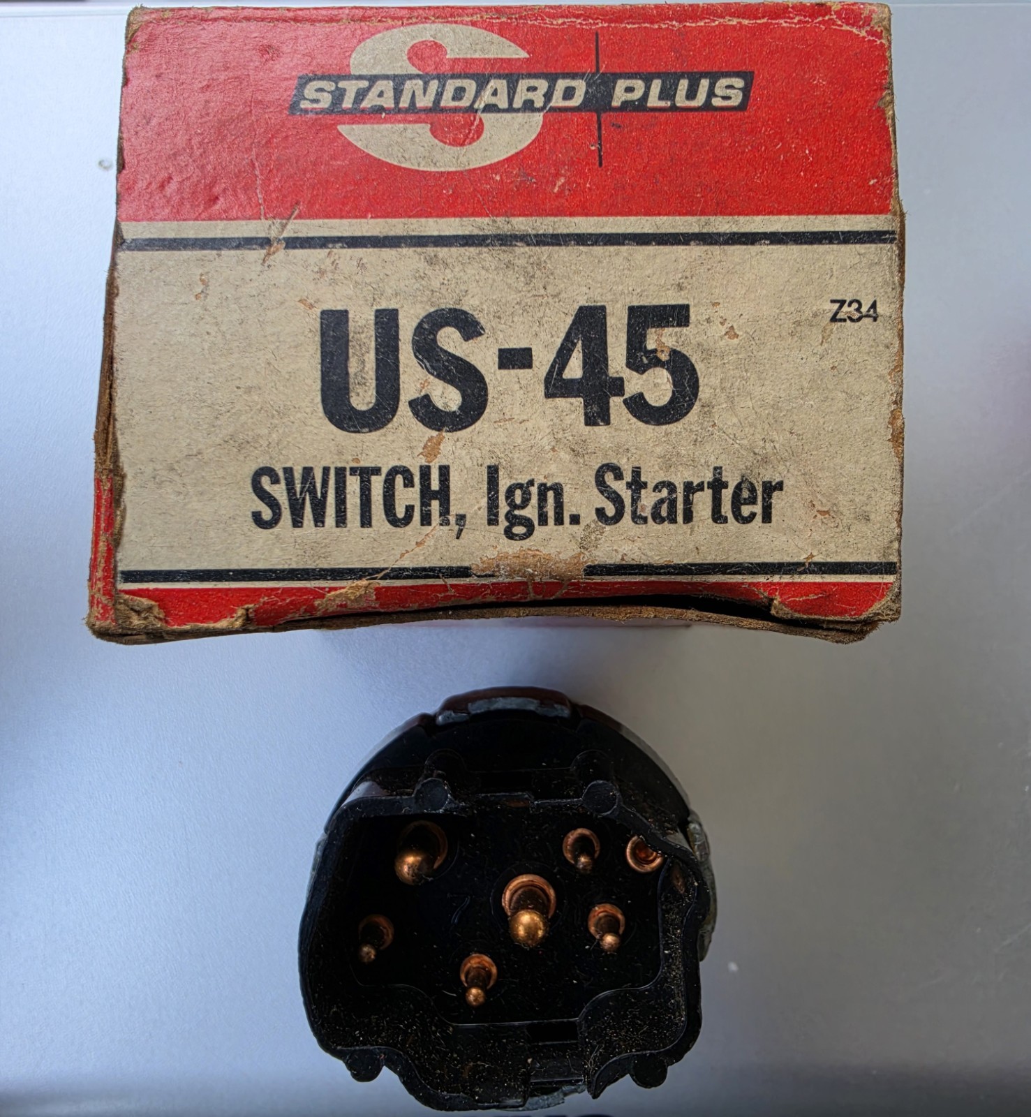 NOS Vintage Standard Plus US-45 Ignition Starter Switch Ford Falcon NOS Vintage Standard Plus US-45 Ignition Starter Switch Ford Falcon