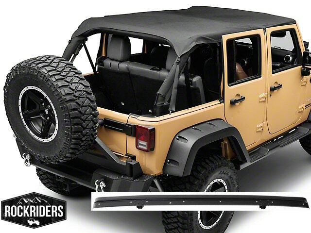 Extended Bikini Top with Windshield Channel 2007-2017 Jeep Wrangler Unlimited JK Extended Bikini Top with Windshield Channel 2007-2017 Jeep Wrangler Unlimited JK