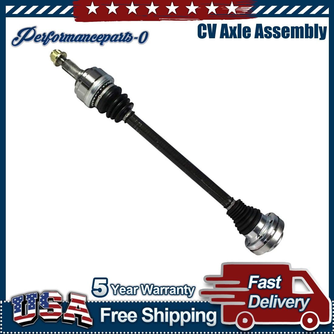 Fits 2009~2009 Audi Q7 1X Rear GSP CV Axle Assembly