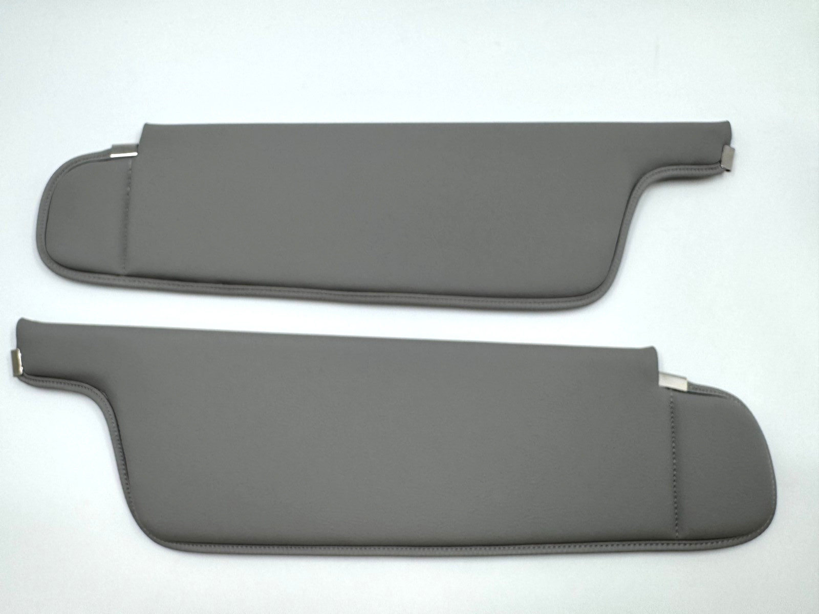 Light Gray Sunvisor Set for 71-74 Plymouth Road Runner Coupe Hardtop Thick Model