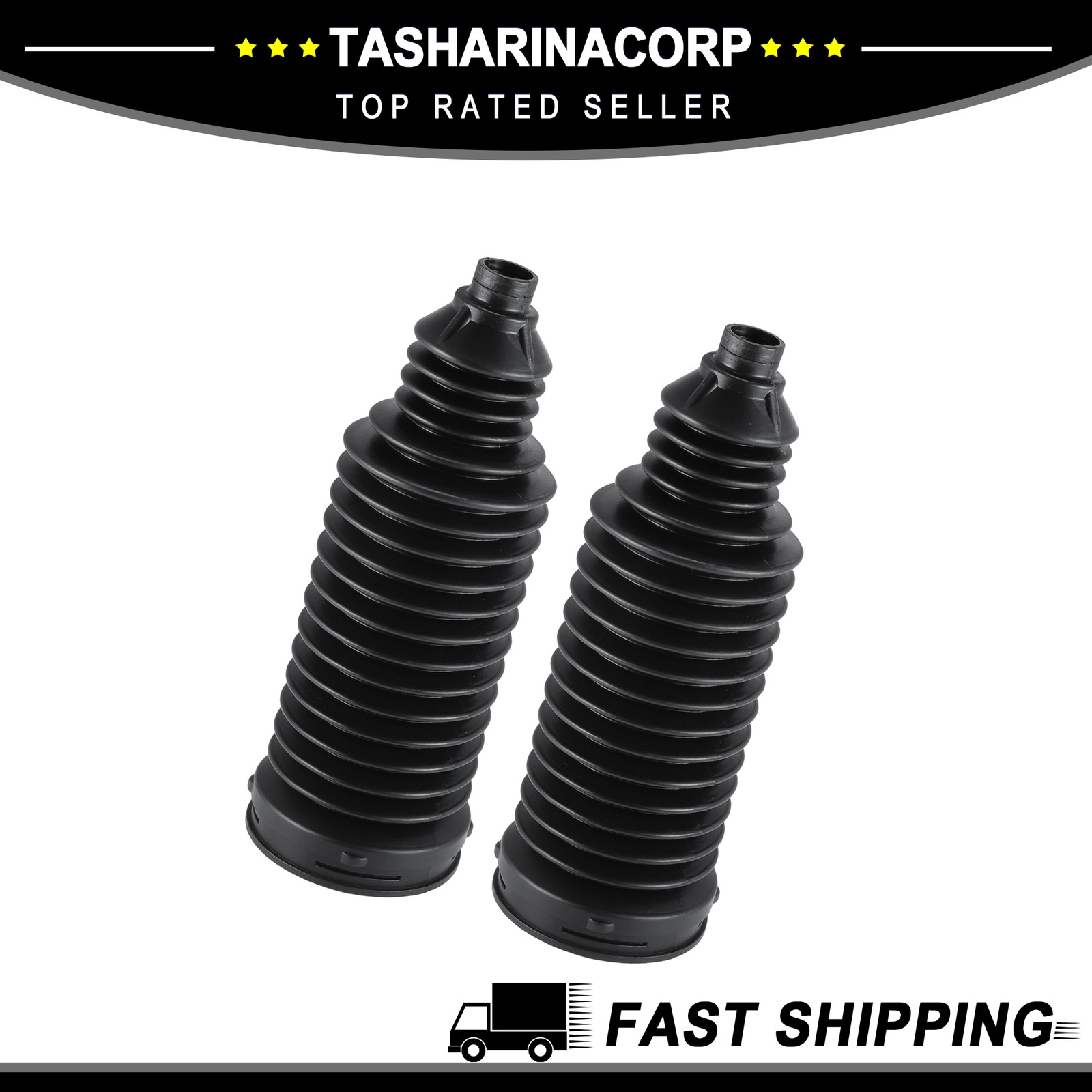 2x Truck Front Steering Gear Boot Bellow fit for Ram 1500 2013-2025, 68166674AA