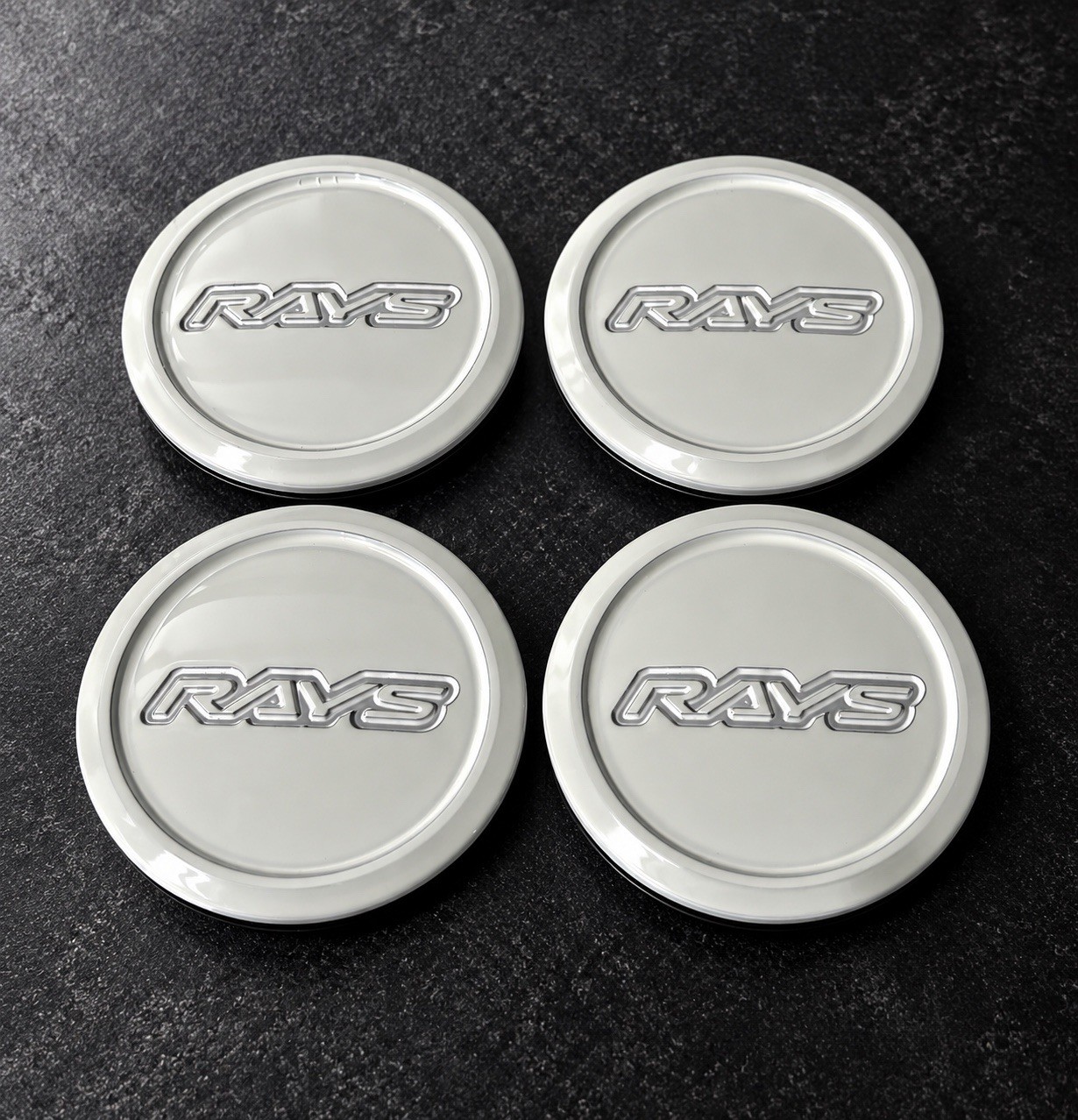 Volk Racing Rays ZE40/TE37UL TRA Center Cap STD Low O-Ring Type White Set 4 Pcs Volk Racing Rays ZE40/TE37UL TRA Center Cap STD Low O-Ring Type White Set 4 Pcs