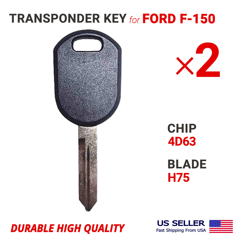 2X Transponder Key For Ford H92 / H84 Chip 4D63 H92-PT High Quality