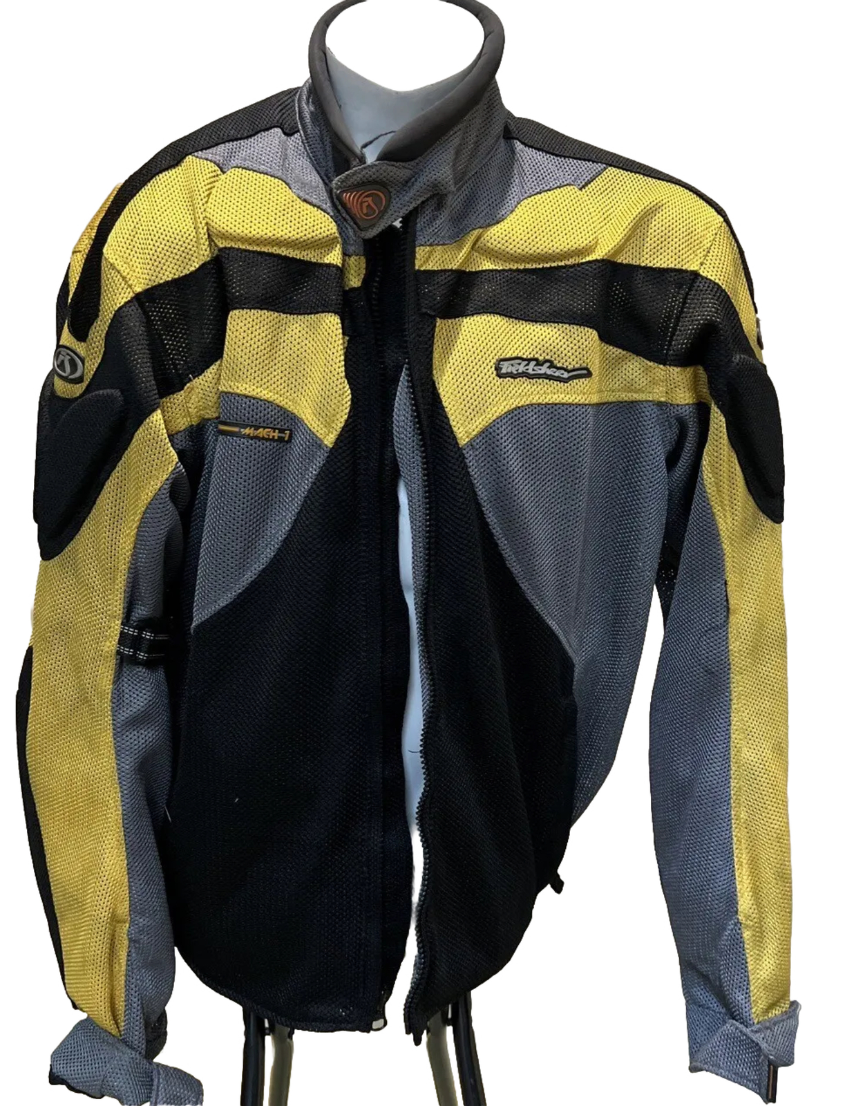 Fieldsheer Mesh Padded Armored Motorcycle Jacket, Men’s Yellow/Blk L-XL(?)