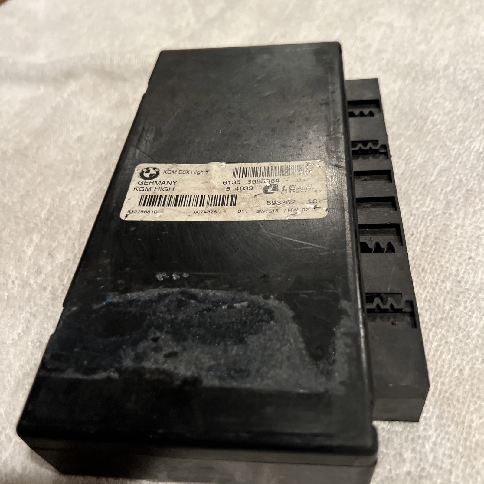2006 2010 BMW 535i 650I OEM GATEWAY BODY CONTROL MODULE BCM 61356985864