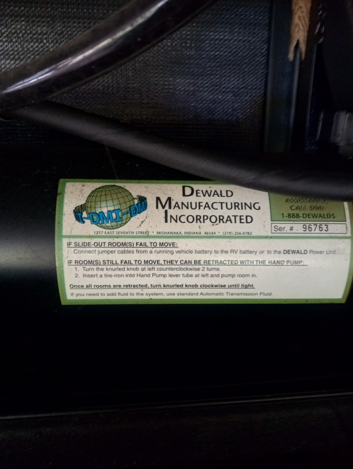 Dewald Rv Slide Out Pump