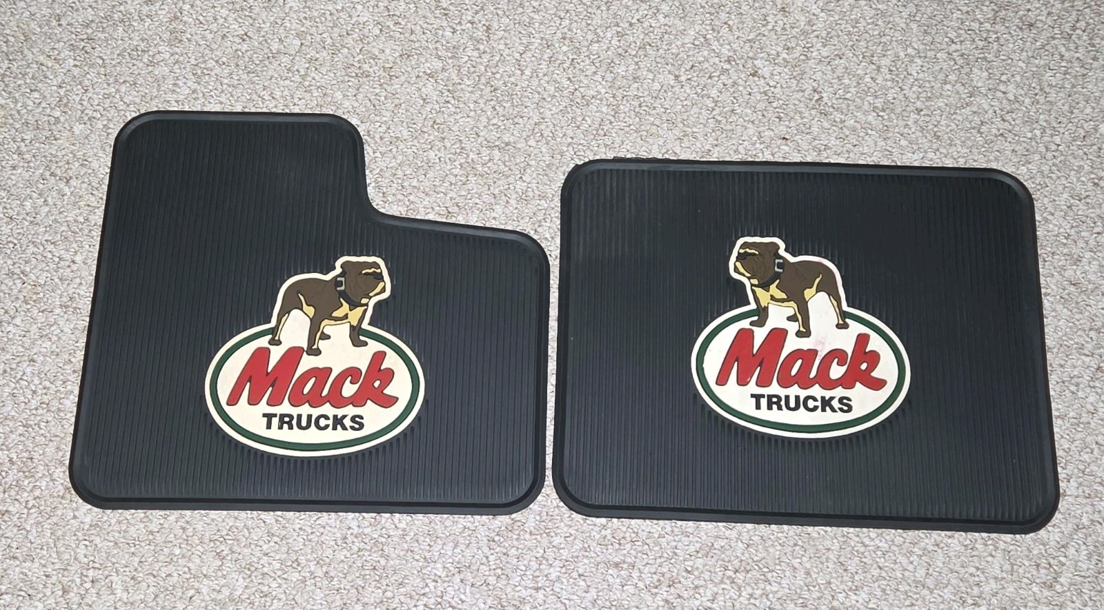 Vintage OEM Mack Truck Rubber Floot Mats Brand New Vintage OEM Mack Truck Rubber Floot Mats Brand New