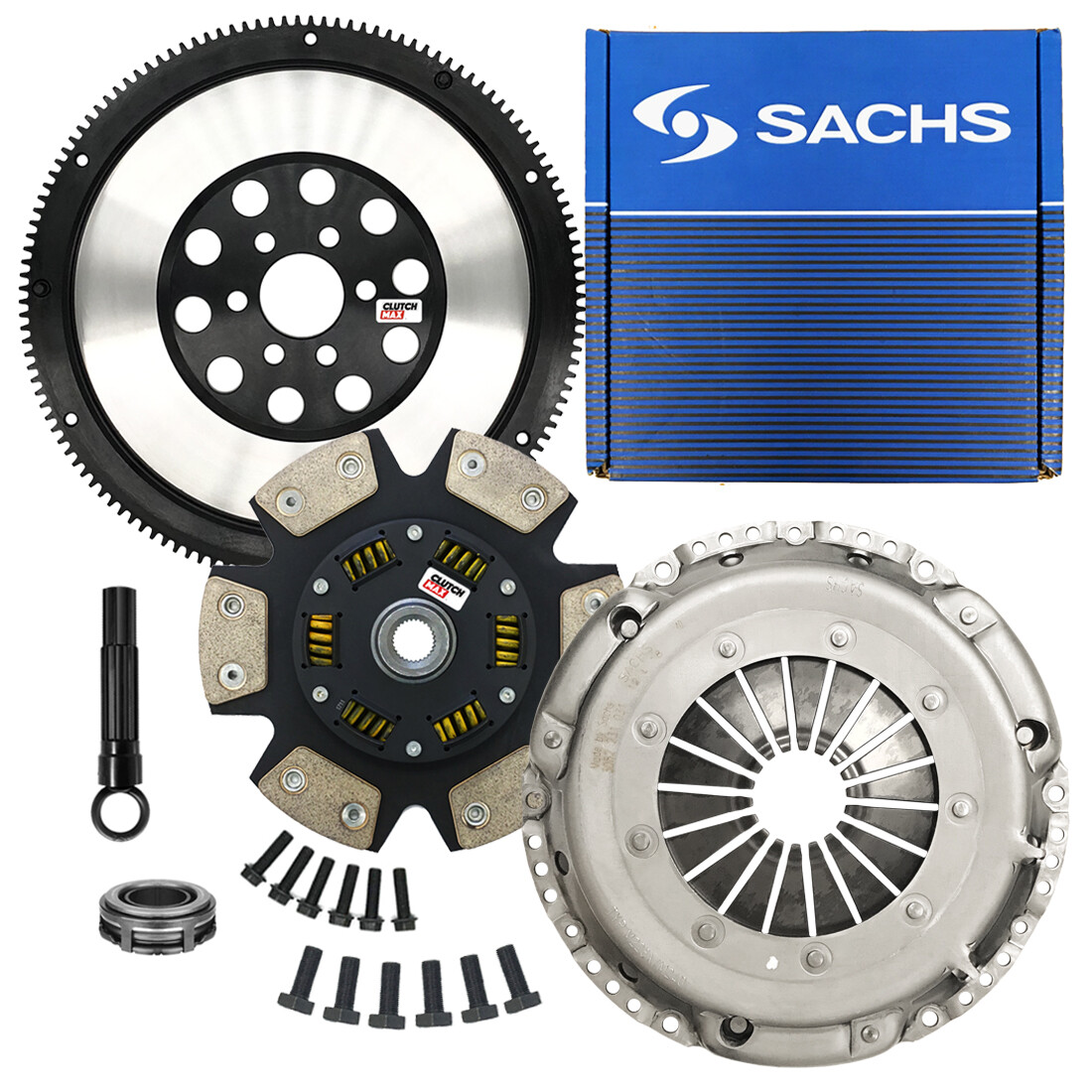 SACHS-MAX STAGE 3 CLUTCH KIT+FLYWHEEL VW CORRADO G60 1.8L SC GOLF JETTA 1.9L TDI SACHS-MAX STAGE 3 CLUTCH KIT+FLYWHEEL VW CORRADO G60 1.8L SC GOLF JETTA 1.9L TDI