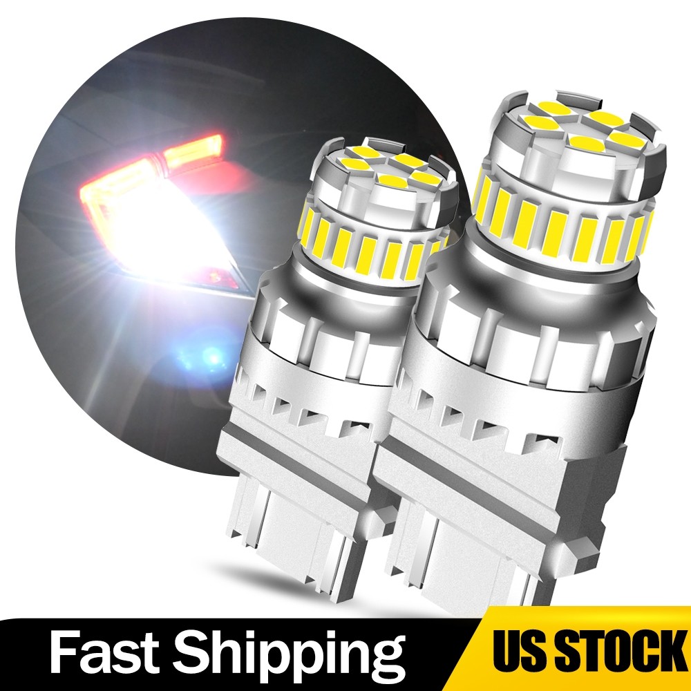 2/4X 3157/3156/3056/3456/4156 LED Backup Reverse Light Bulb White High Power E