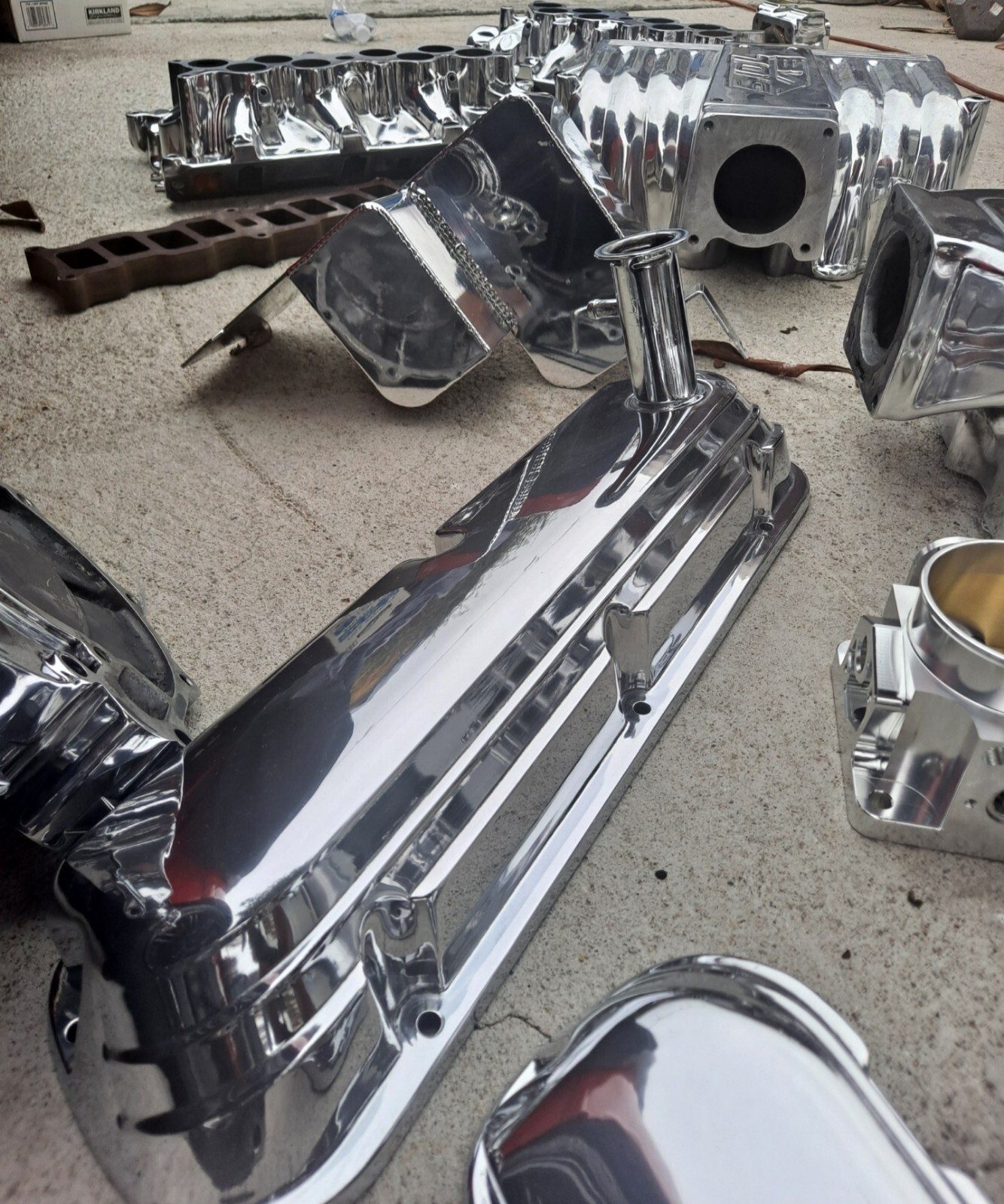 Ford Motorsports Valve Covers POLISHED  Fast   