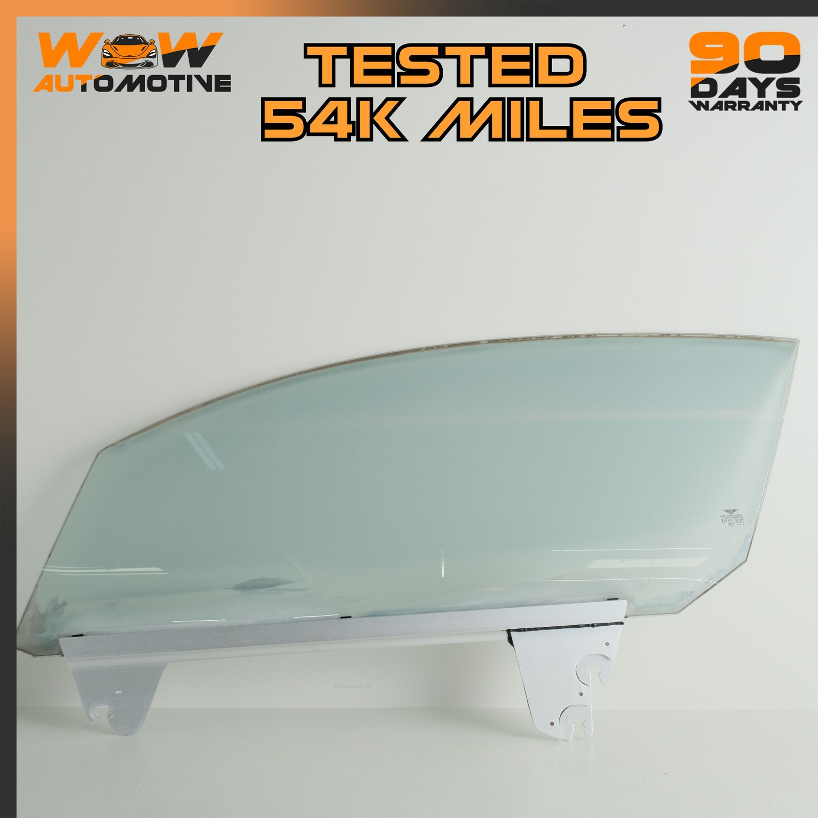 04-10 BENTLEY CONTINENTAL GT FRONT LEFT DRIVER SIDE DOOR WINDOW AUTO GLASS OEM