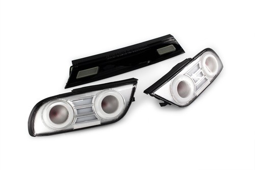 J Replace - 180sx Type X Style Clear LED Tail Light Set - Nissan 240sx 89-94 Hat