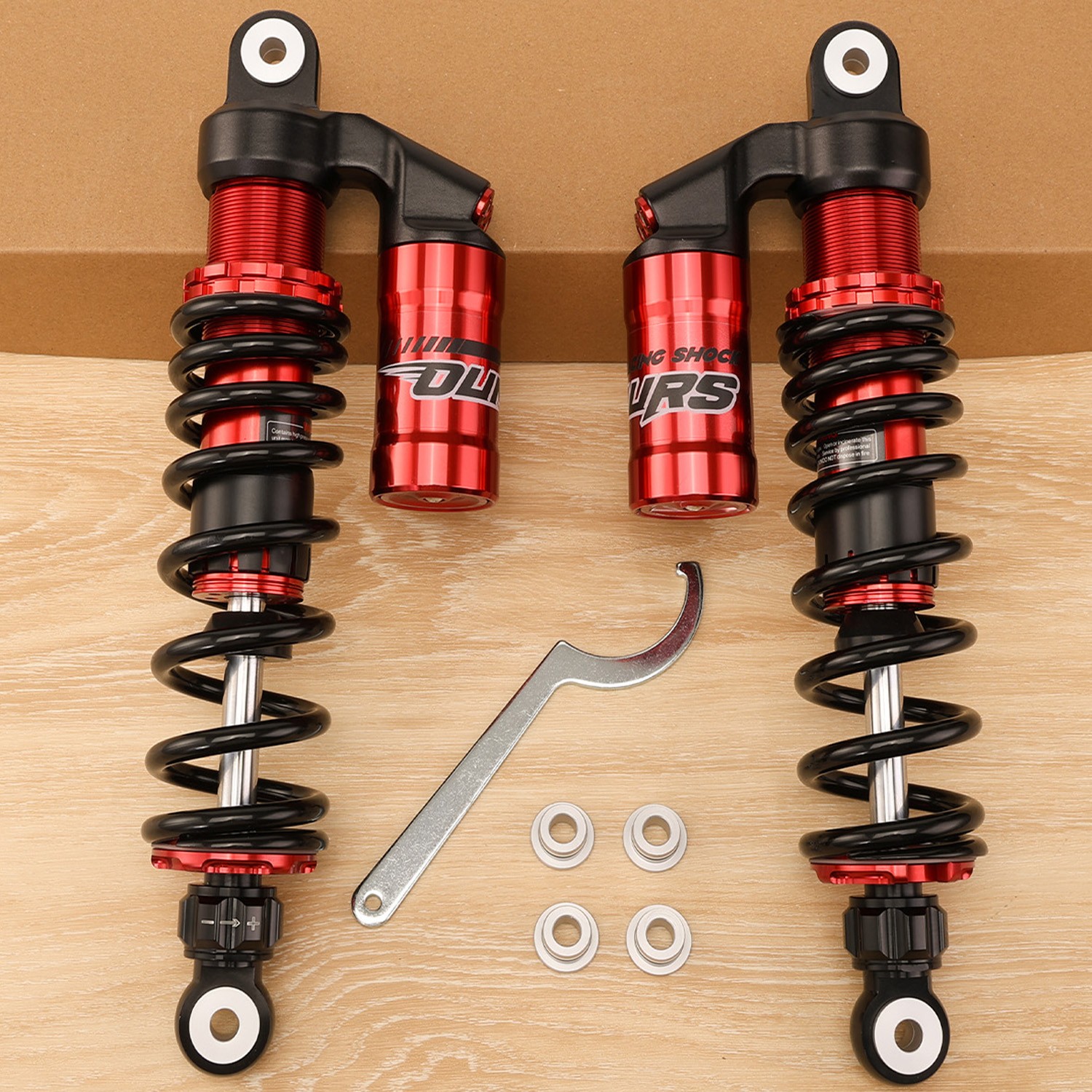Stage 4 Front Air Shocks Absorber Pair For Sportrax 300EX TRX300EX 2x4 1993-2006