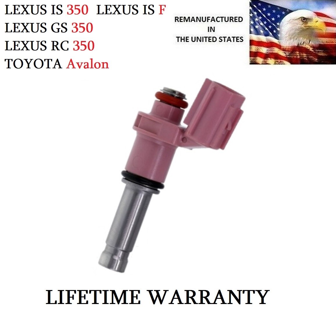 GENIUNE DENSO Single Fuel Injectors For 2004 TOYOTA AVALON 3.0L V6 