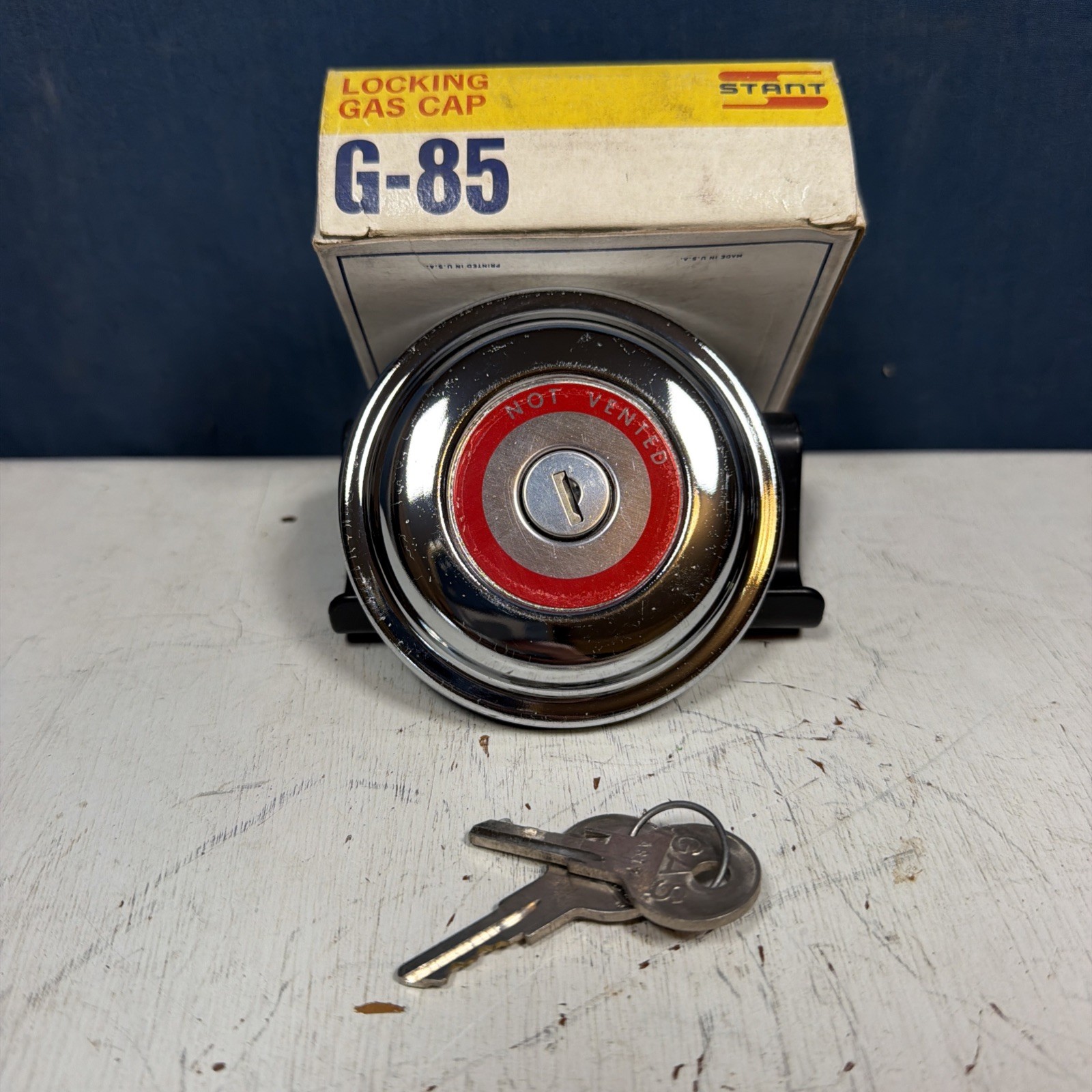 NOS Stant Locking Gas Fuel Cap G-85 Mopar Dart Valiant Barracuda A Body USA MADE