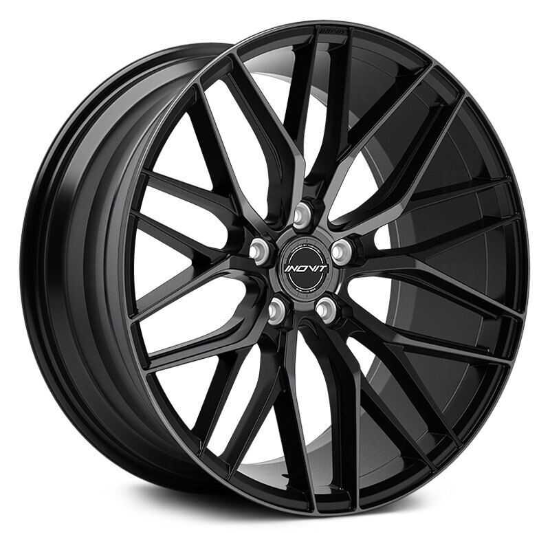 Inovit YSM-028 BLITZ Wheels 19x8.5 (35, 5x120.65, 72.6) Black Rims Set of 4