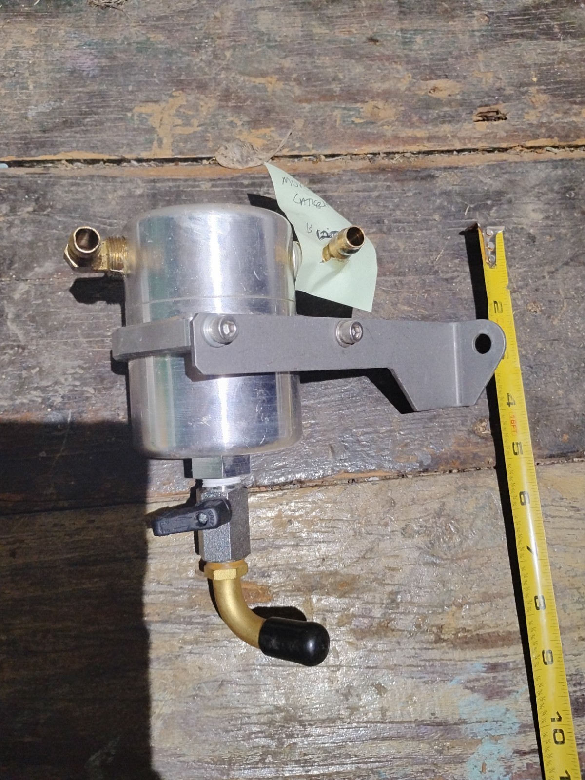 Moroso for Universal Air/Oil Separator Catch Can - Large Body - 90 Degree