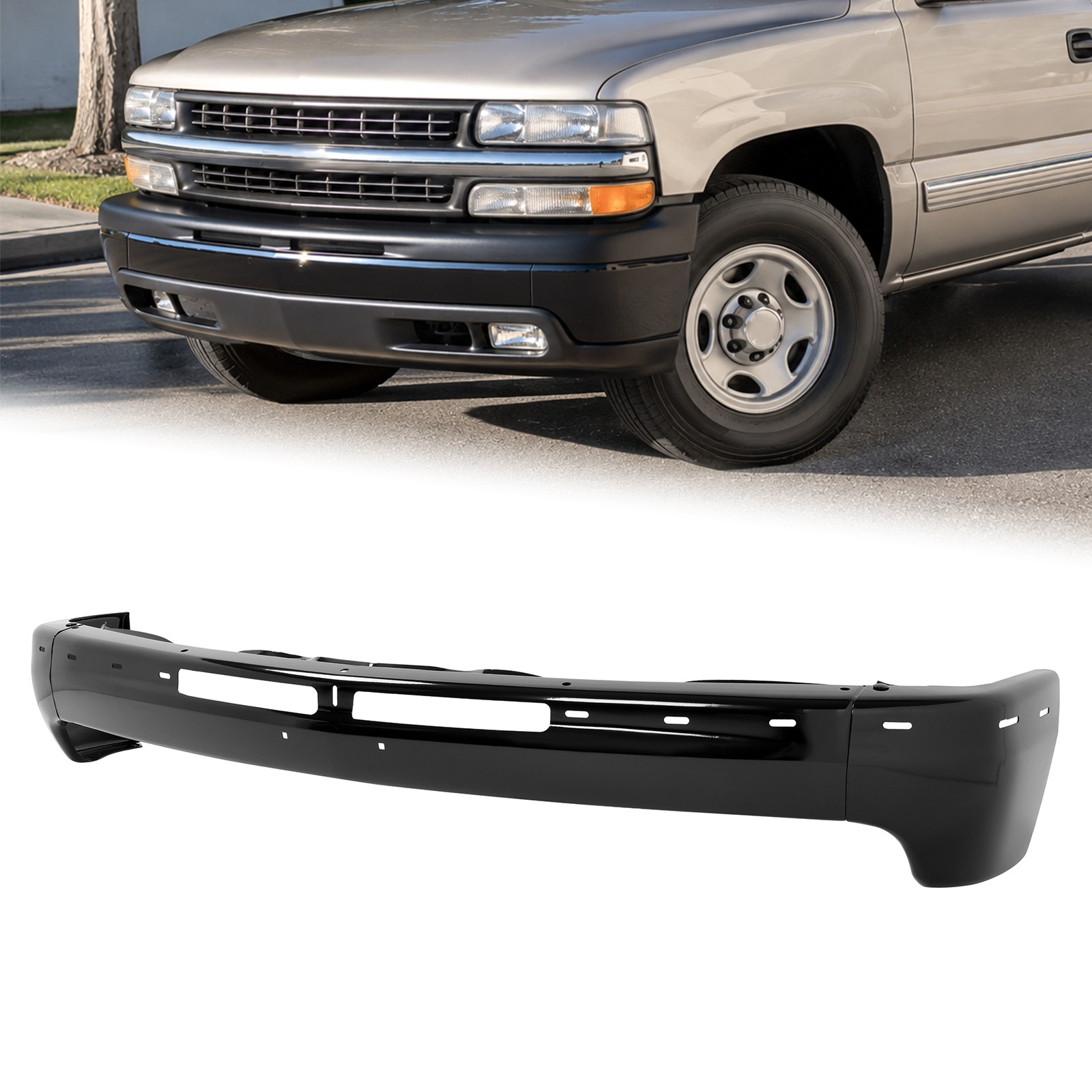 For Chevy Silverado 1500 1999-2002 /Tahoe Suburban 2000-06 Front Bumper Face Bar