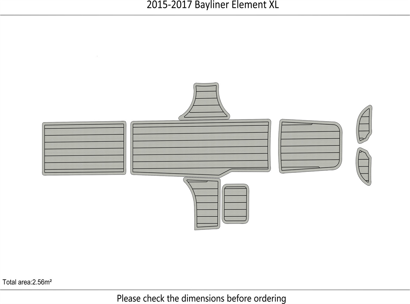DuraEVA Seadek EVA Foam Boat flooring 2015-2017 Bayliner Element XL
