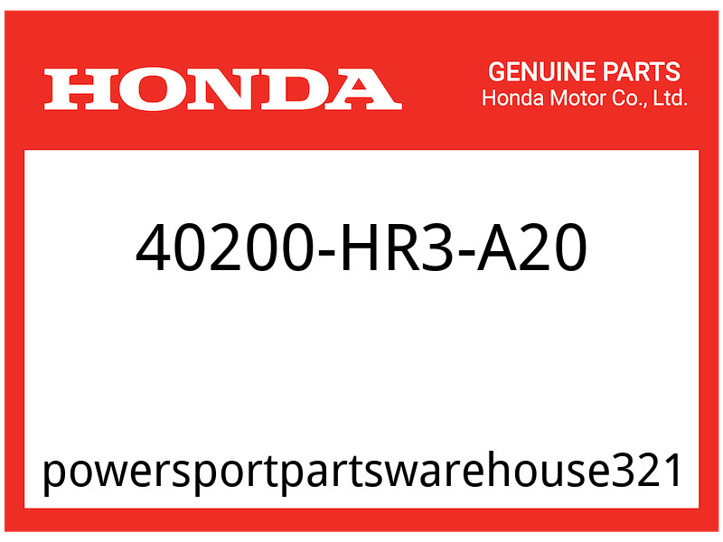 Honda OEM Part 40200-HR3-A20 SHAFT, RR. PROPELLER