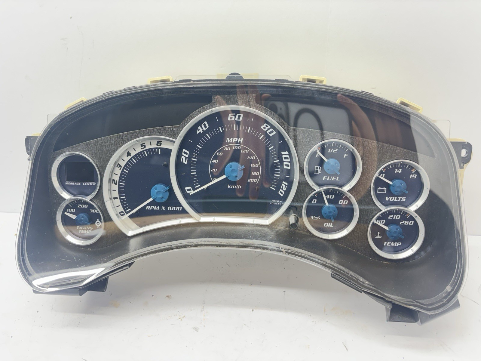 99-06 Cadillac Escalade Instrument Gauge Cluster Speedometer  Blue 15073350 OEM