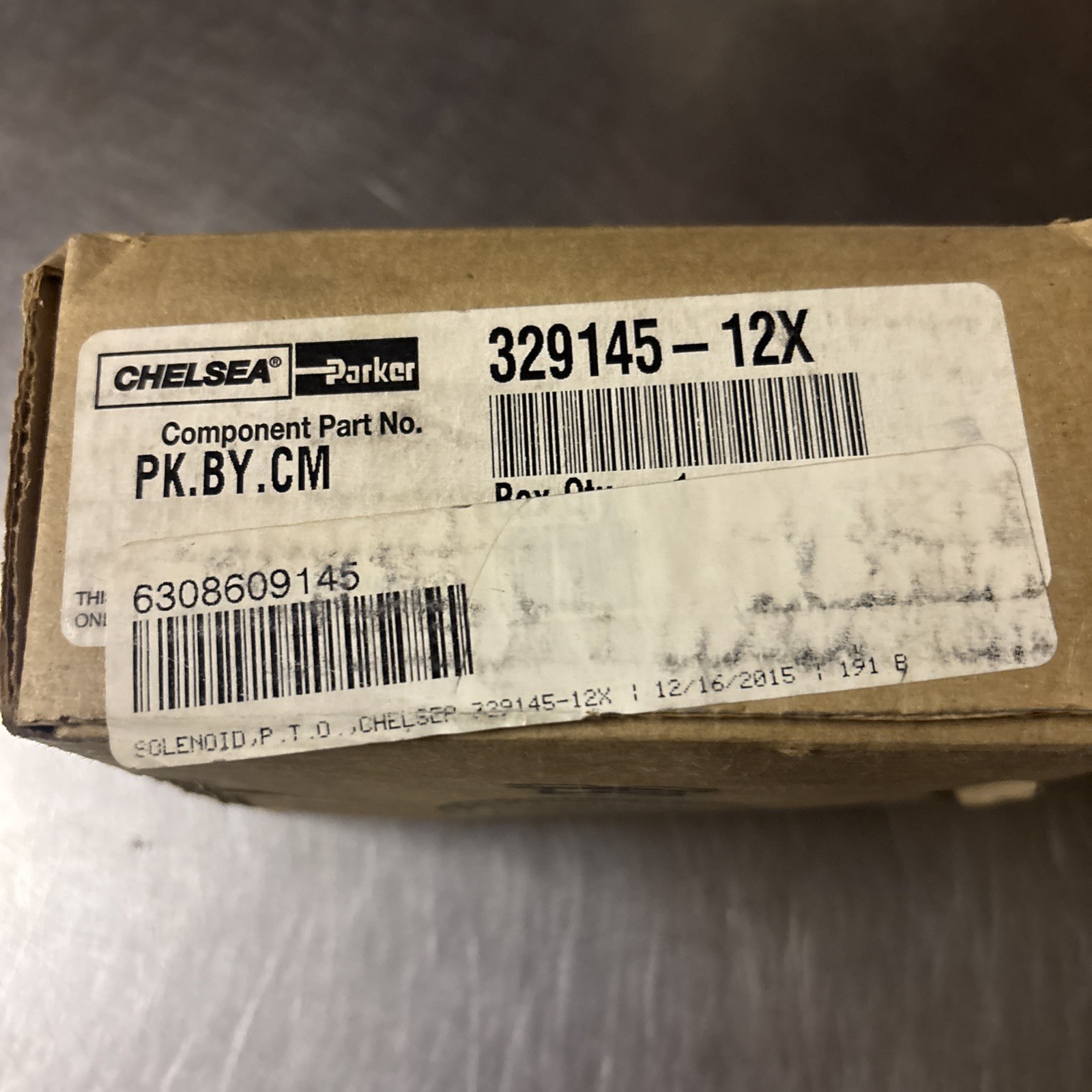 Chelsea 329145-12X Power Take Off (Pto) Valve Cap Assembly   277 Series, 12 V
